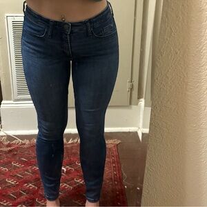 Universal Thread Blue Skinny Jeans High-Rise Stretch